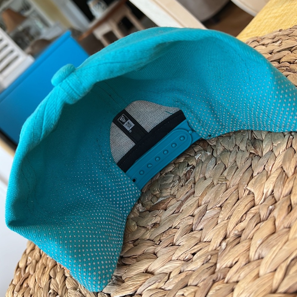 Men's New Era Aqua Miami Dolphins 39THIRTY Flex Team Classic Hat NEW ERA - Picture 5 of 12